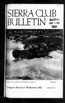 Sierra Club Bulletin 1956 Vol 41 No 6 June cover